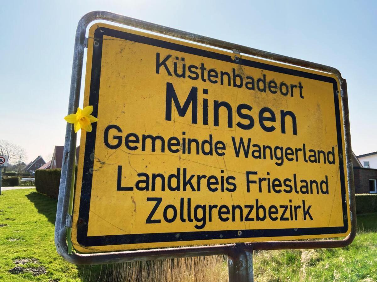 Ferien Im Wangerland Ferienwohnung Insel Minsen Schillig Hund Pool Sauna Bagian luar foto